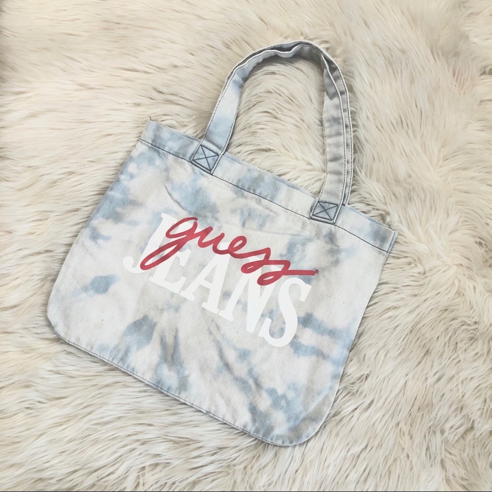 🔴SOLD🔴 GUESS Jeans Bleach Dye Hand Bag